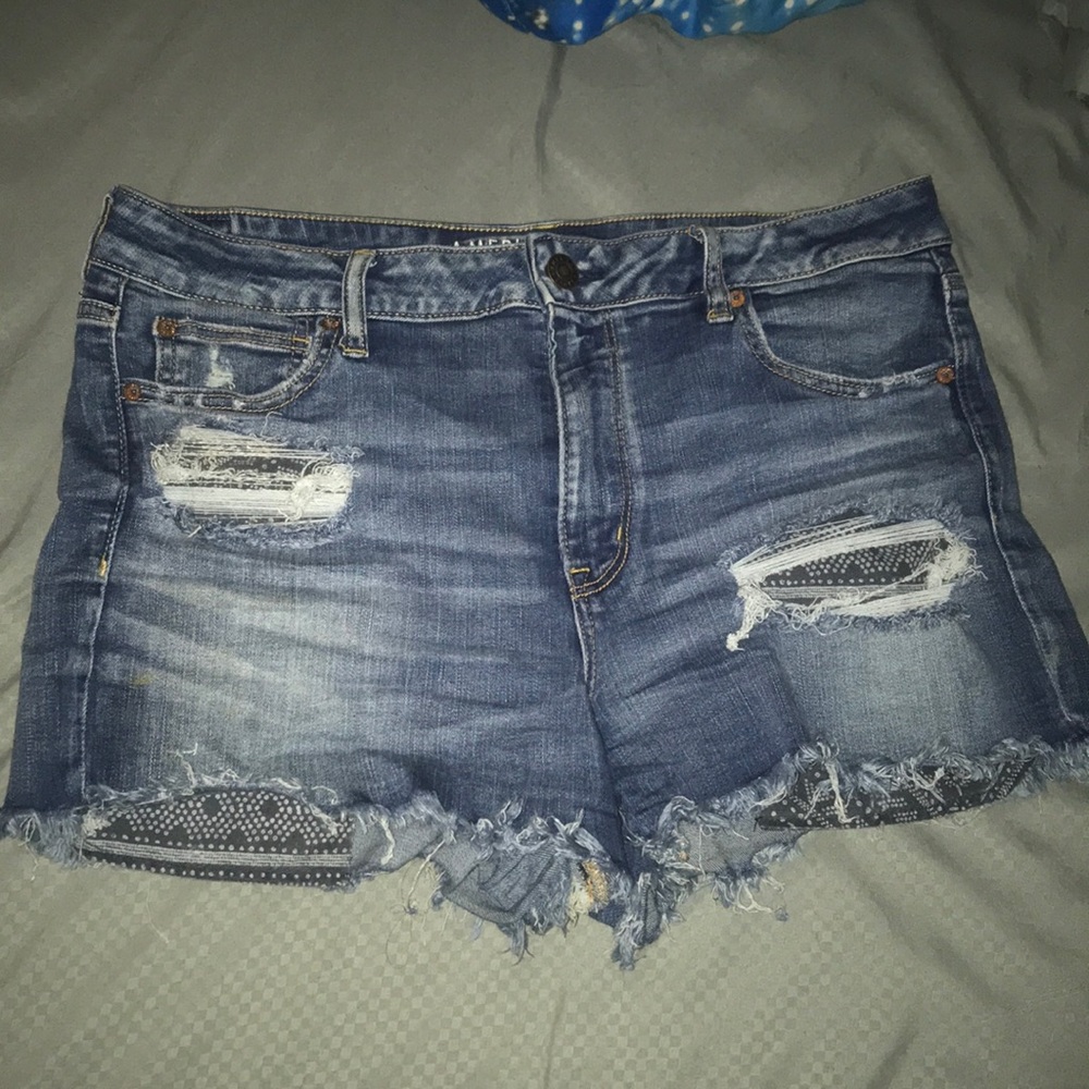 AE hi-rise shorties